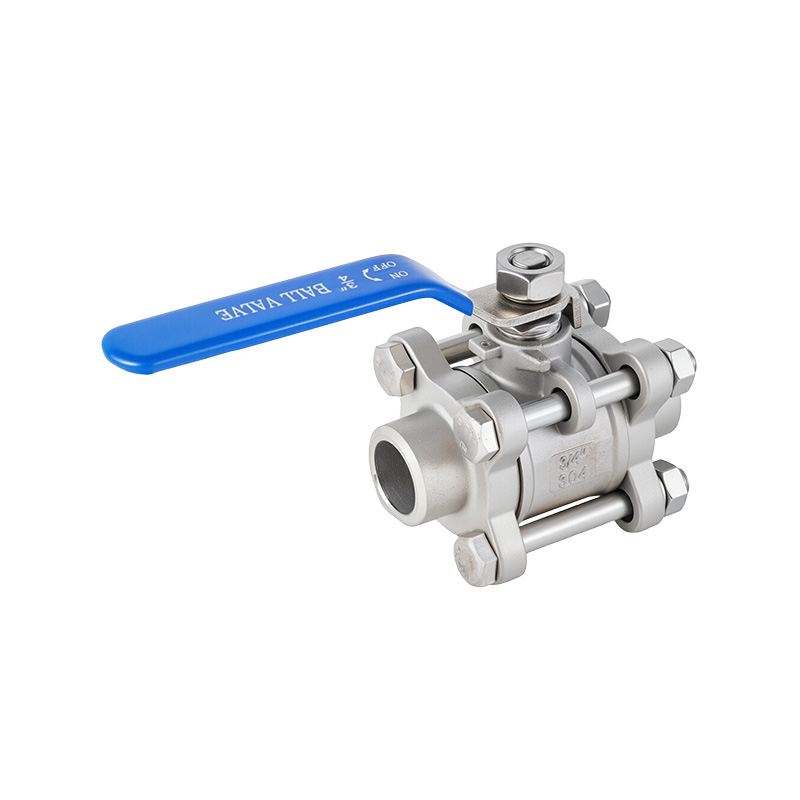 Three Pieces Manual Welded Ball Valve