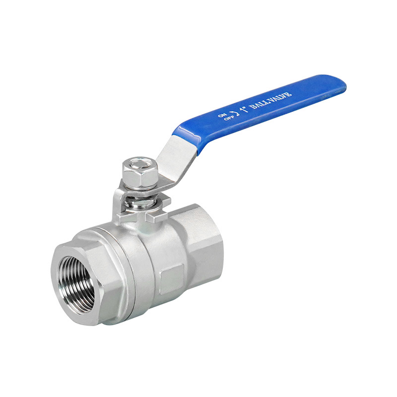 Two Pieces Manual Female Threaded Ball Valve PN64