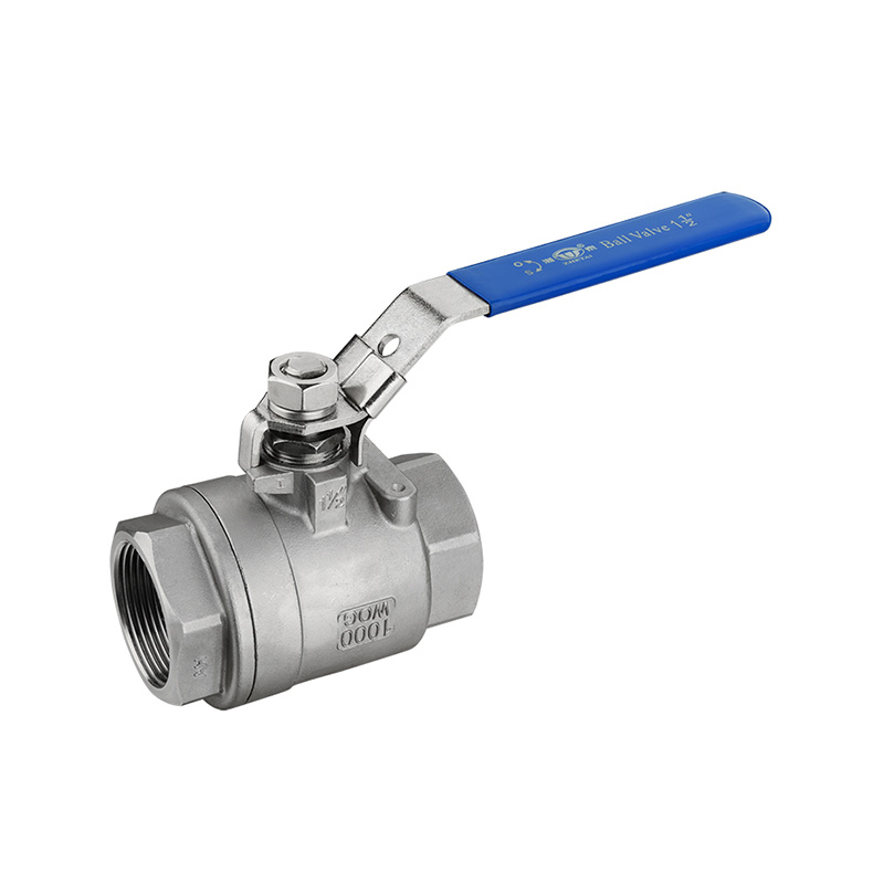 Two-piece Ball Valve with Lock Device