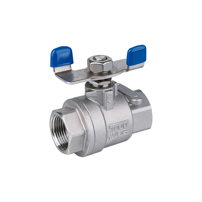 Two-piece Butterfly Handle Ball Valve