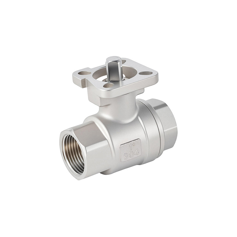 Two Pieces High Platform Female Threaded Ball Valve