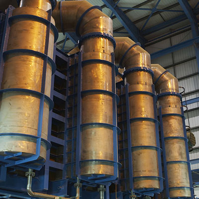 Desalination of sea water