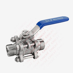 3PC Outside thread Ball Valve