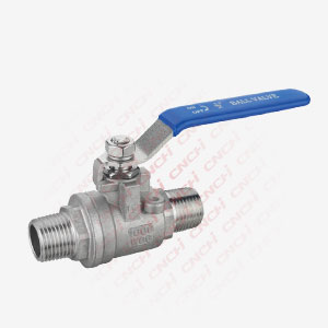 2PC Outside Thread Ball Valve 